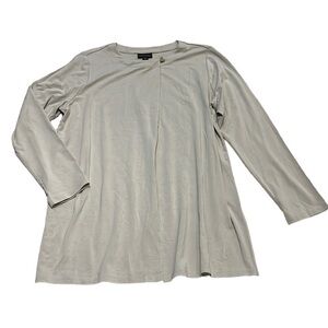 J.Jill Wearever Collection Cream/Tan Cardigan Size MP